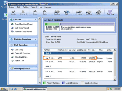 Resize server 2008 partition