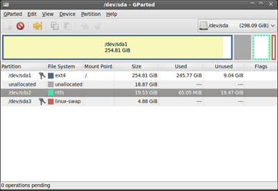Gparted live